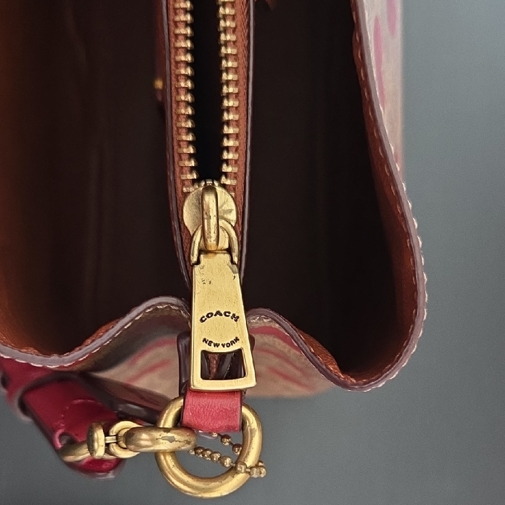 Willow Bucket Bag In Signature Canvas With Heart Print
C8389 - Picture 12 of 16
